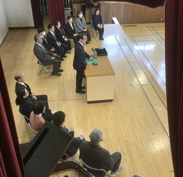 離任される教職員