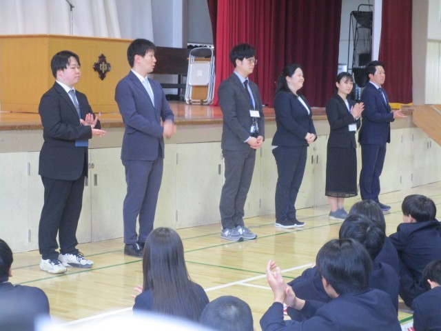 新３学年の先生方