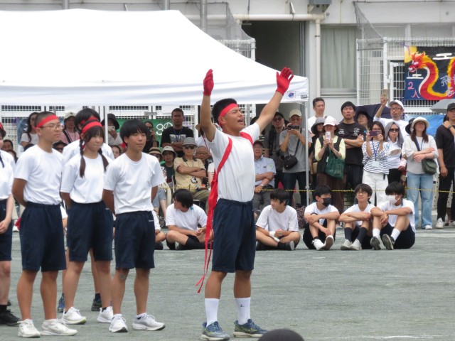 R7運動会（赤組応援団）