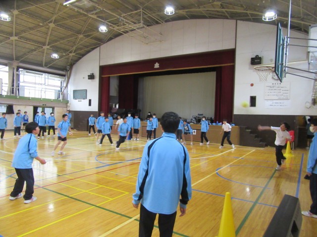 １年生球技大会の様子